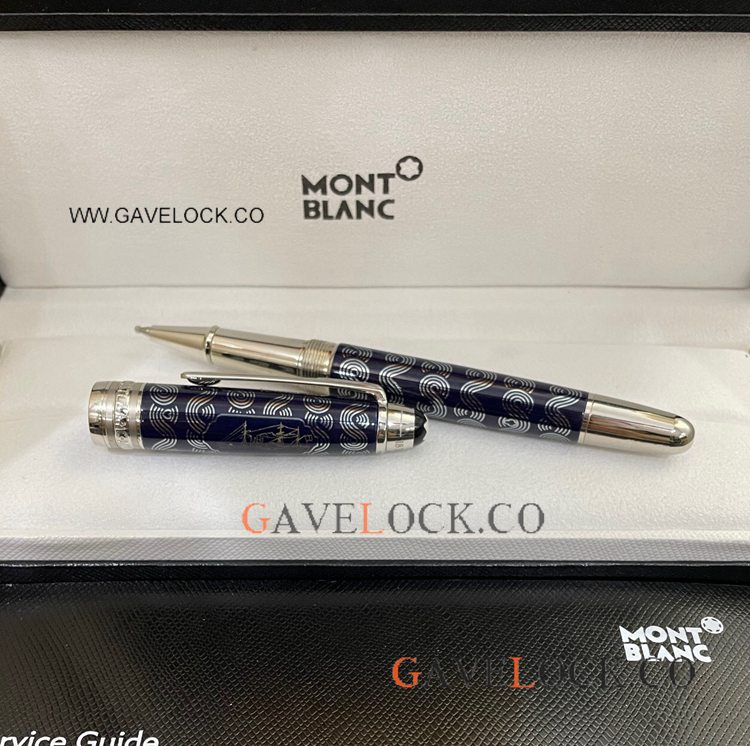 New Arrival! Montblanc Meisterstuck 80 days 145 Mid Blue Rollerball